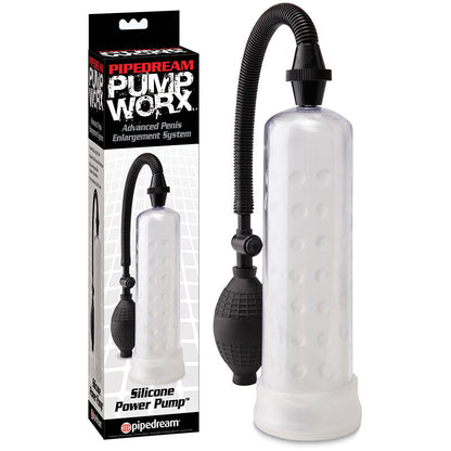 Pump Worx Silicone Power Pump - Blue Penis Pump