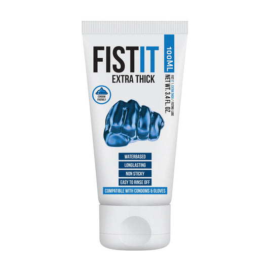 PHARMQUESTS Fist-It Extra Thick - 100ml - Thick Water Based Lubricant - 100 ml Tube
