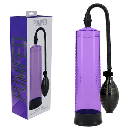 PUMPED Basic Pump 1 - Blue - Blue Penis Pump