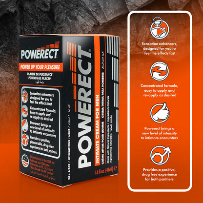 Powerect Intimate Cream - Enhancer Cream for Men - 48 ml Tube