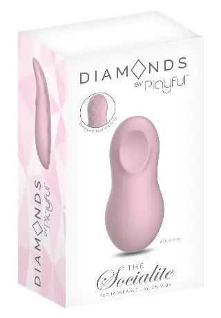 Playful Diamonds The Socialite - Rechargeable Lay-On Vibe Pink
