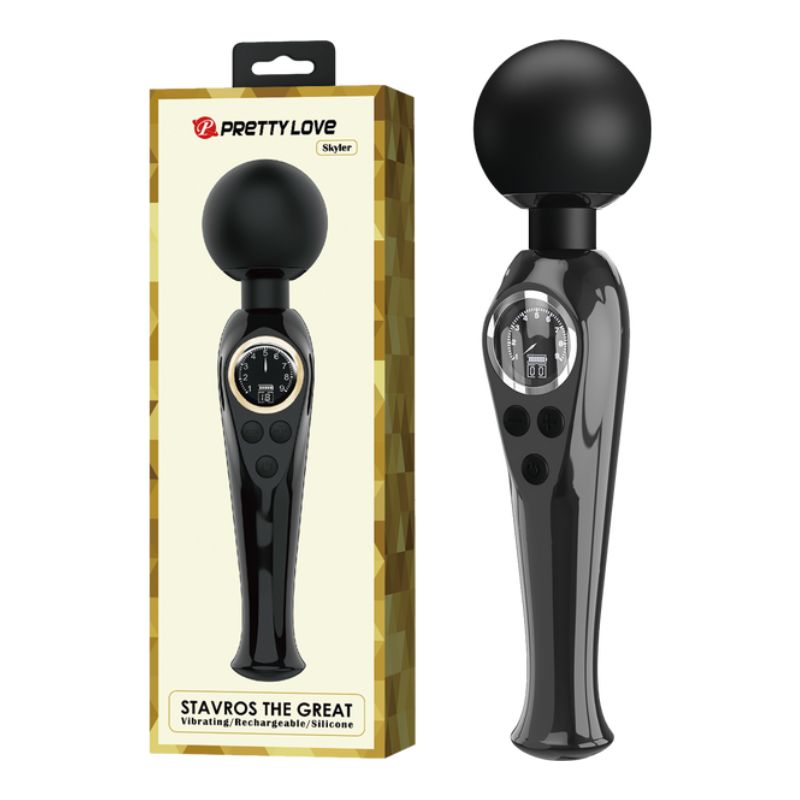 Pretty Love Rechargeable Wand Skyler - Black
