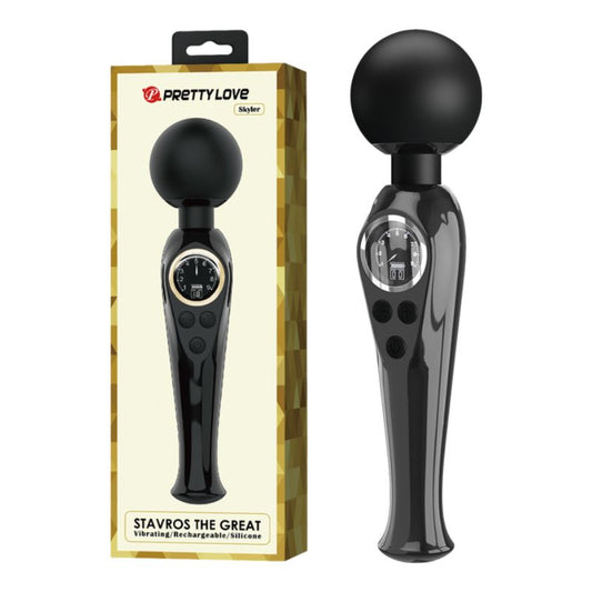 Pretty Love Rechargeable Wand Skyler - Black