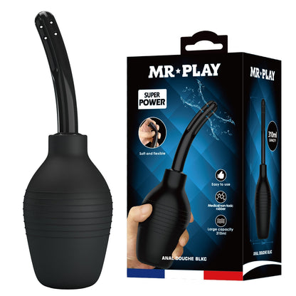 MR PLAY Anal Douche - Aqua/White Unisex Douche - 310 ml Capacity