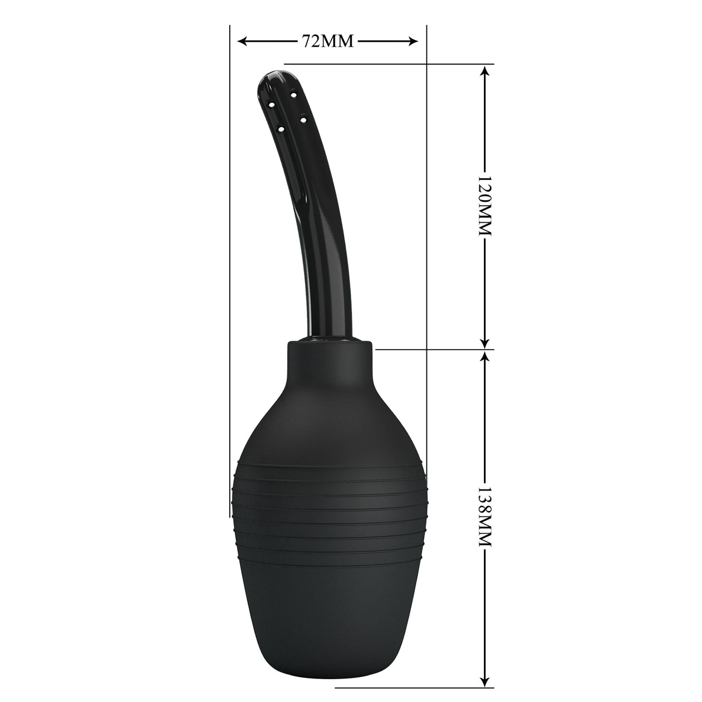 MR PLAY Anal Douche - Aqua/White Unisex Douche - 310 ml Capacity