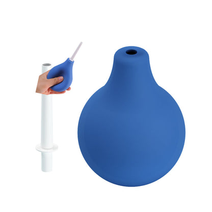 MR PLAY Anal Douche - Blue - Blue Unisex Douche - 224 ml Capacity