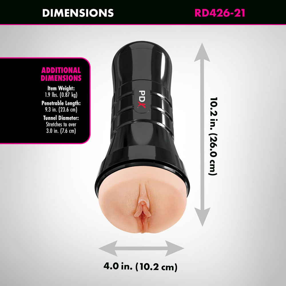 PDX Wet Pussies - Super Juicy Snatch XXL - Flesh Vagina Stroker