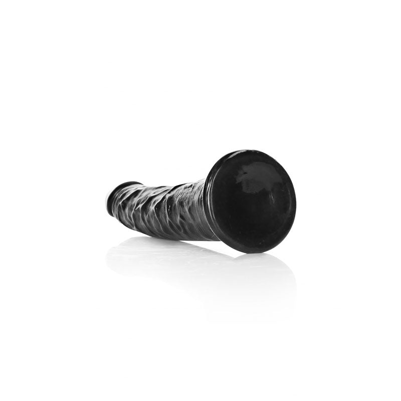 REALROCK Realistic Slim 6'' without Balls Black Dildo