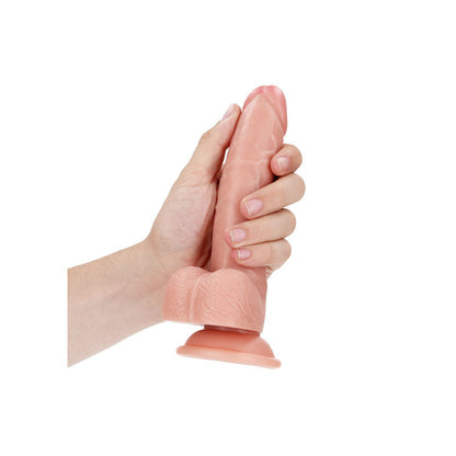 REALROCK Realistic Regular Curved Dong with Balls 7"
