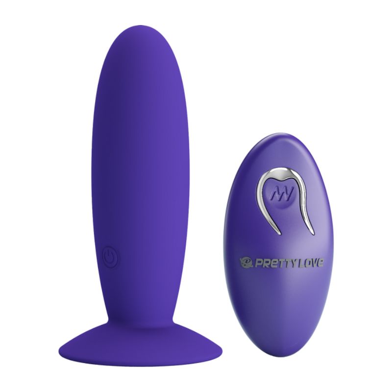 Pretty Love Remote Control Vibrating Plug Youth - Purple