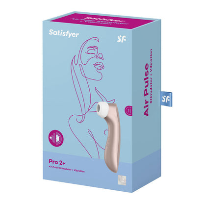 Satisfyer Pro 2+ Vibration Clitoral Stimulator Rose Gold