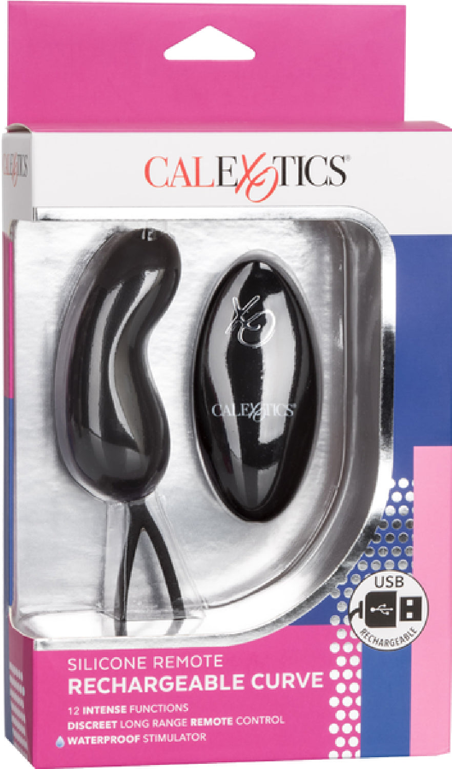 Silicone Remote Rechargeable Curve (Black)