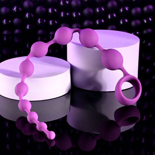 Selopa BEADED ADVENTURE - Purple 35.5 cm Anal Beads