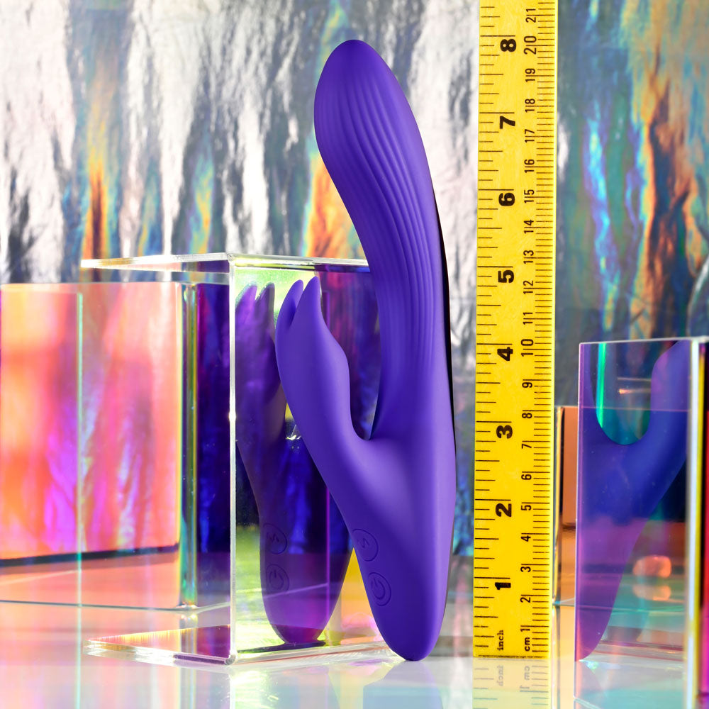 Selopa POSEABLE BUNNY - Purple 21 cm USB Rechargeable Poseable Rabbit Vibrator