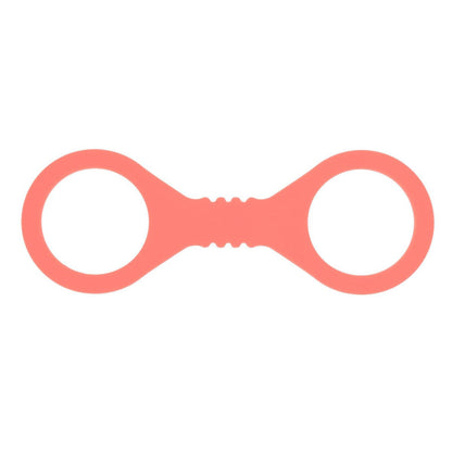 Sex & Mischief Peaches n CreaMe Small Silicone Cuffs - Peach Silicone Restraints