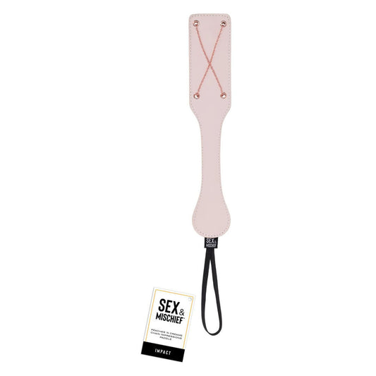 Sex & Mischief Peaches n CreaMe Chain Impressions Paddle - Peach Spanking Paddle