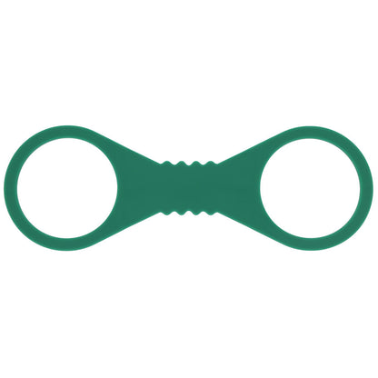 Sex & Mischief Indica Large Silicone Cuffs - Green Large Restraints