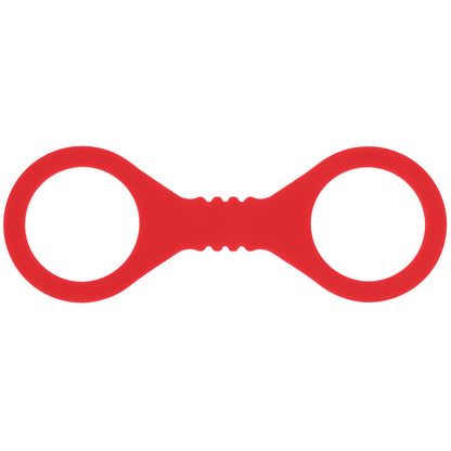 Sex & Mischief Amor Small Silicone Cuffs - Red Small Restraints