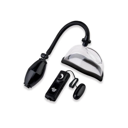 Size Up Vibrating Pussy Pump - Clear Vibrating Vagina Pump