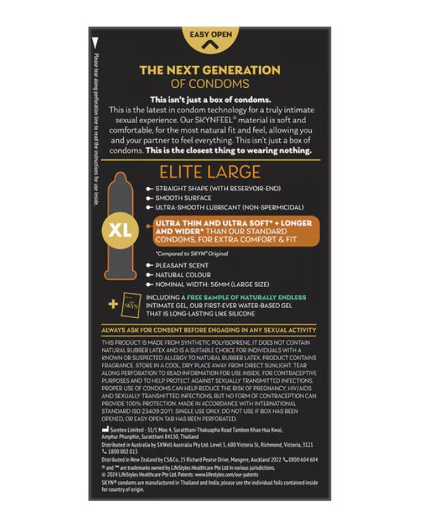 Skyn Elite large Condoms