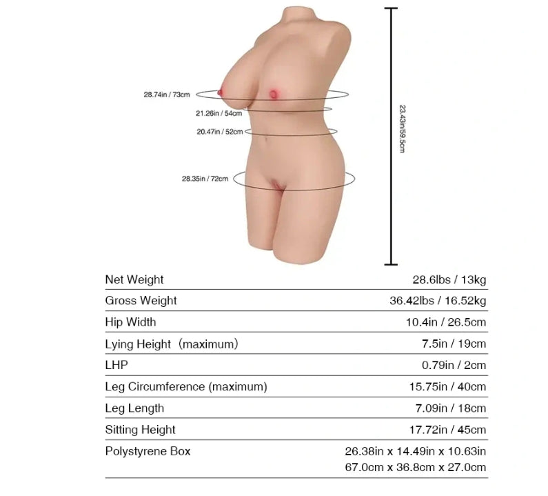 Tantaly DONNA Body Sex Doll - FAIR