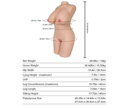 Tantaly DONNA Body Sex Doll - FAIR
