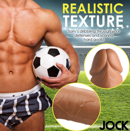 Fantasy JOCK Soccer Sam 7" Dark Dildo with Balls