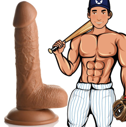 Fantasy JOCK Baseball Brian 7" Medium Dildo with Balls