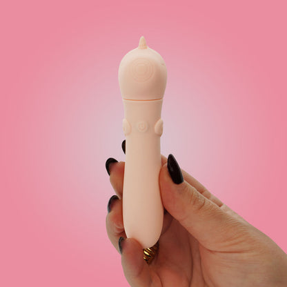 Unihorn - USB Bullet - Heart Throb - Coral USB Rechargeable Vibrating Bullet