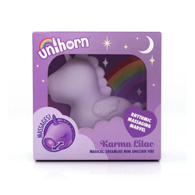 Unihorn Karma Lilac Small Vibrator and Cute Ladies Personal Toys