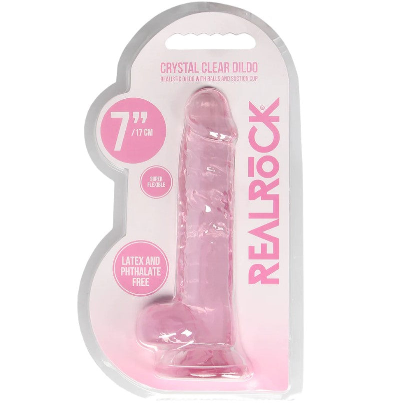 RealRock 7'' Realistic Dildo With Balls