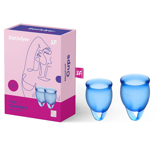 Satisfyer Feel Confident Menstrual Cup Dark Blue