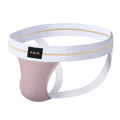 Club Jox O-RLVS Pink with White Band Jock Strap
