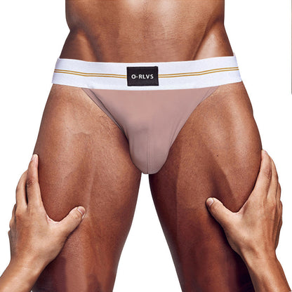 Club Jox O-RLVS Pink with White Band Jock Strap