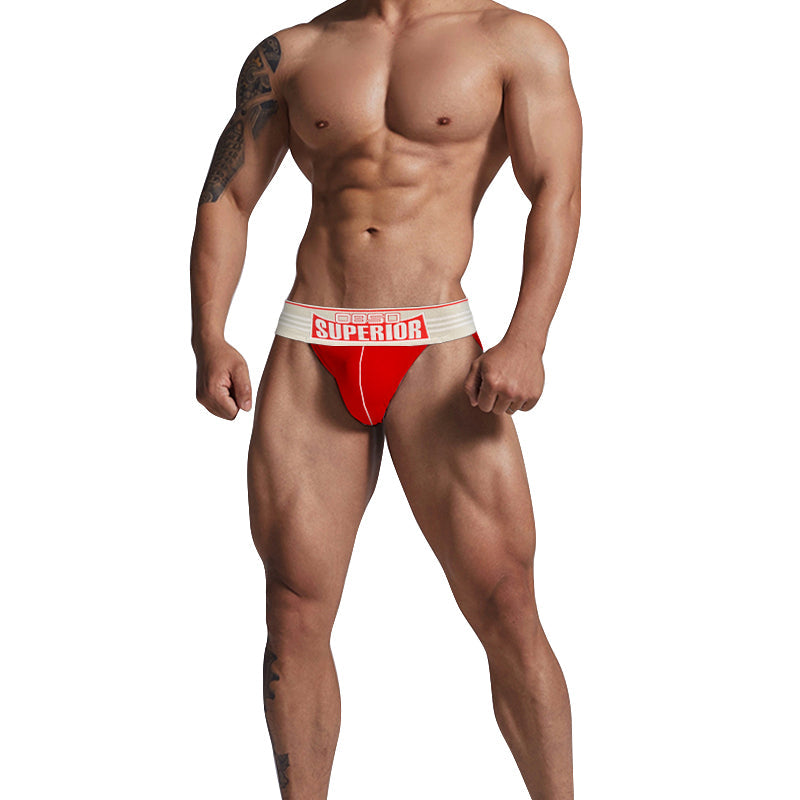 Club Jox Superior Red with White Line Jockstrap
