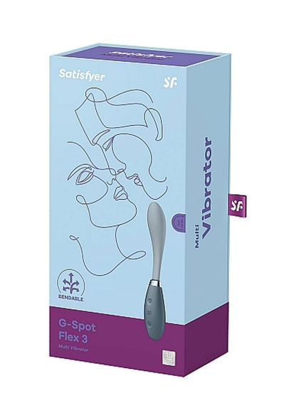 Satisfyer G-Spot Flex 3 Vibrator - Grey