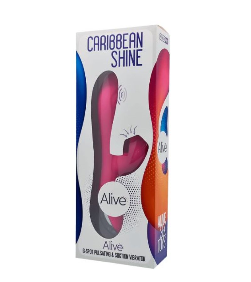 Alive Caribbean Shine - Multifunction Vibrator - G Spot Fuchsia