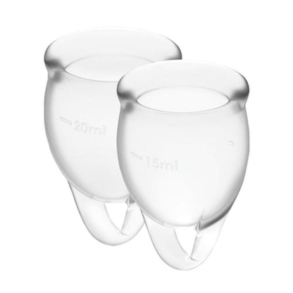 Feel confident Menstrual Cup Transparent 2pcs