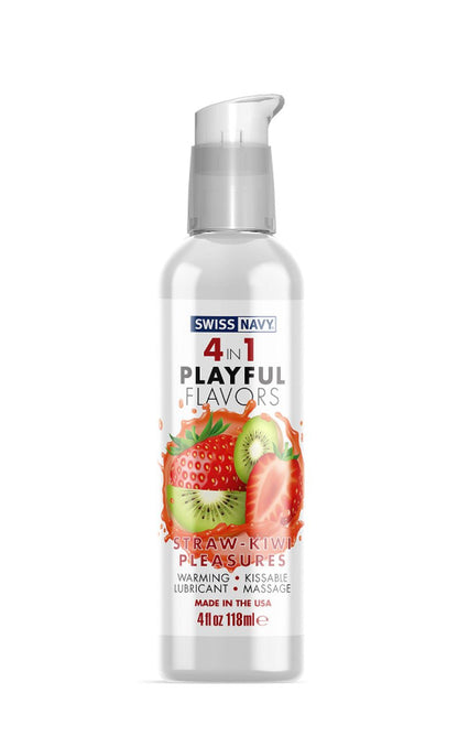 Playful Flavours 4 In 1 Strawberry/Kiwi Pleasure 4oz
