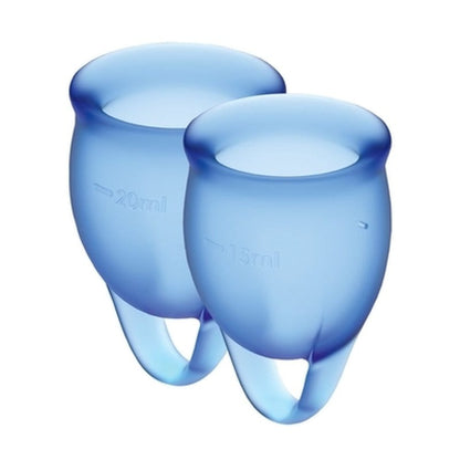Satisfyer Feel Confident Menstrual Cup Dark Blue