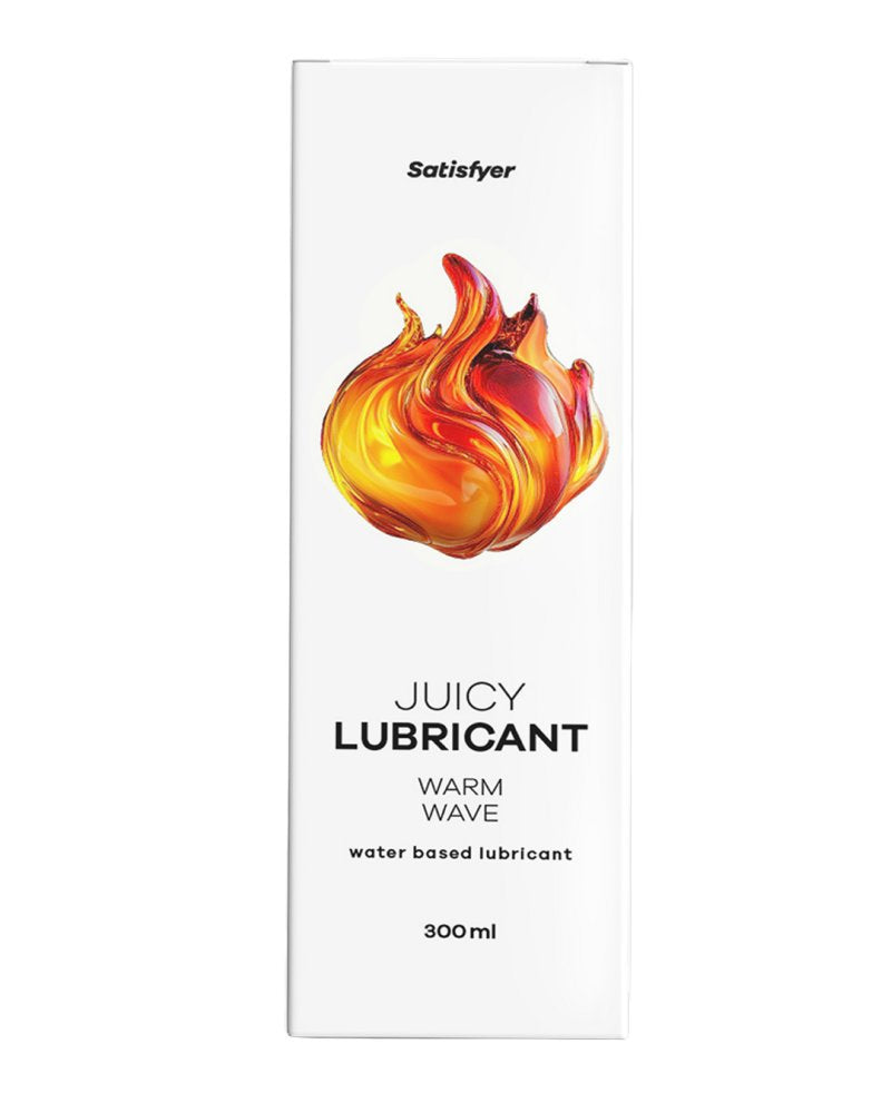 Satisfyer Juicy Lubricant 300 ml Warm Wave - Warming Water Based Lubricant - 300 ml Bottle