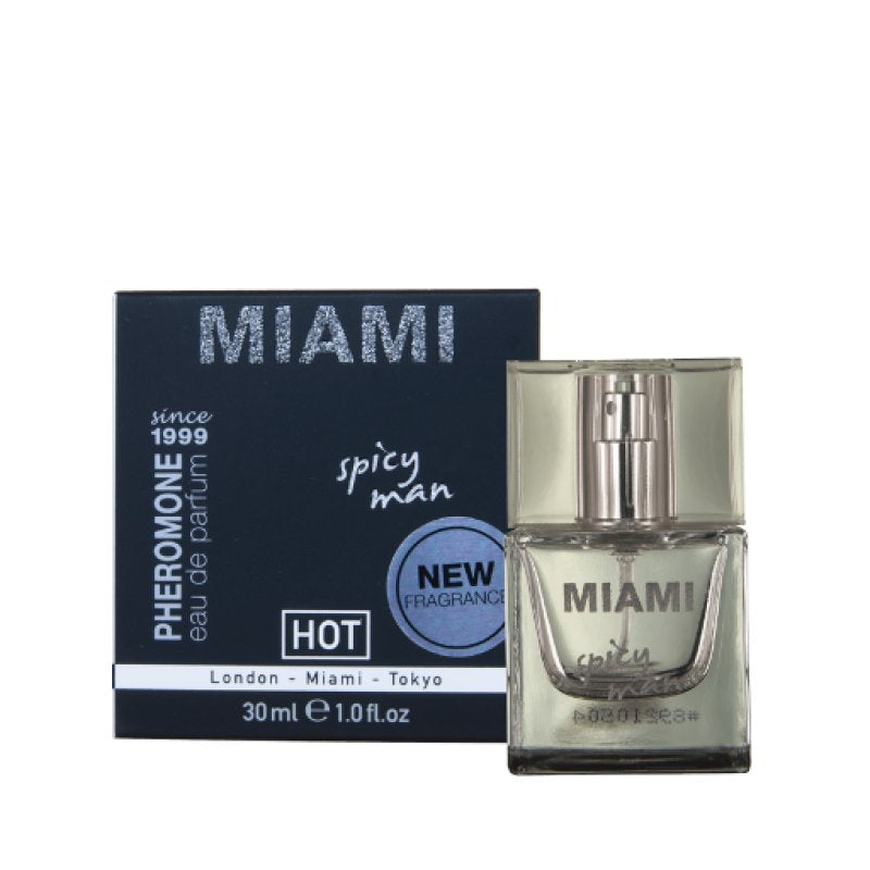 Hot Pheromone Miami - Spicy Man - Pheromone Cologne for Men - 30ml