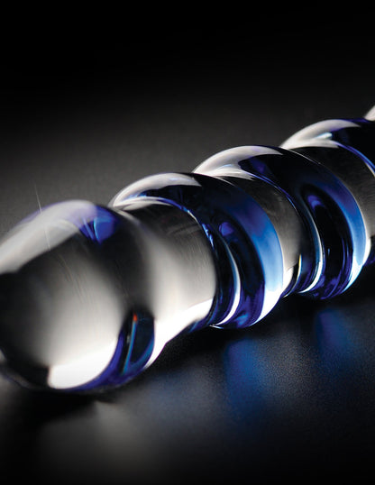 Icicles No. 05 Clear Blue 17.8 cm (7'') Glass Dong