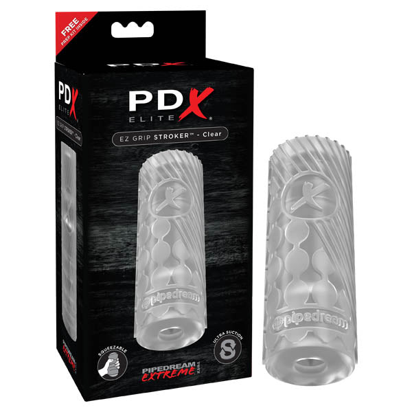PDX Elite EZ Grip Stroker Clear