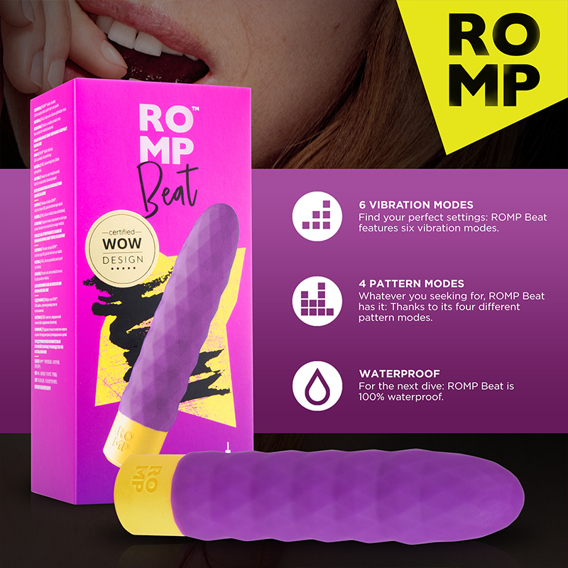 ROMP Beat Bullet Vibrator Mini Vibrating Clit Toy