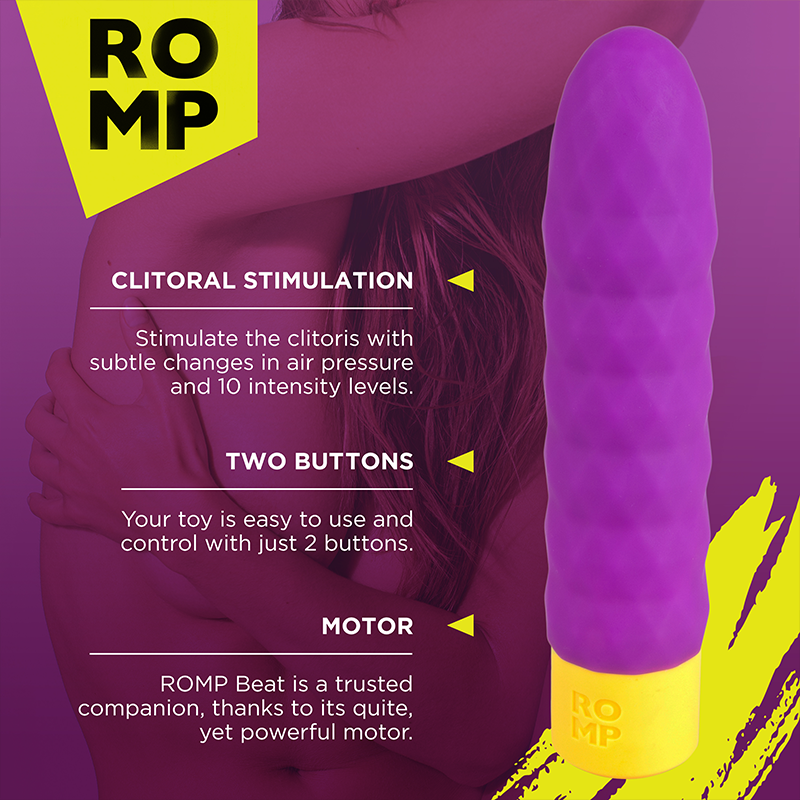 ROMP Beat Bullet Vibrator Mini Vibrating Clit Toy