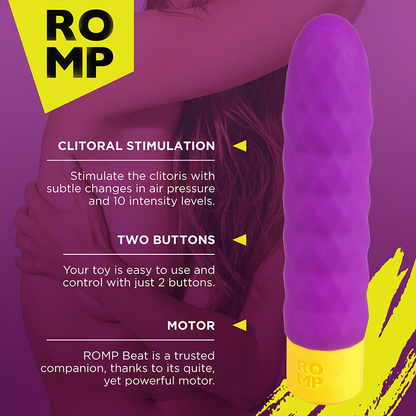 ROMP Beat Bullet Vibrator Mini Vibrating Clit Toy