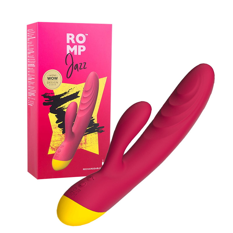 ROMP Jazz - Vibrating Rabbit Toy with Dual Motor Stimulation