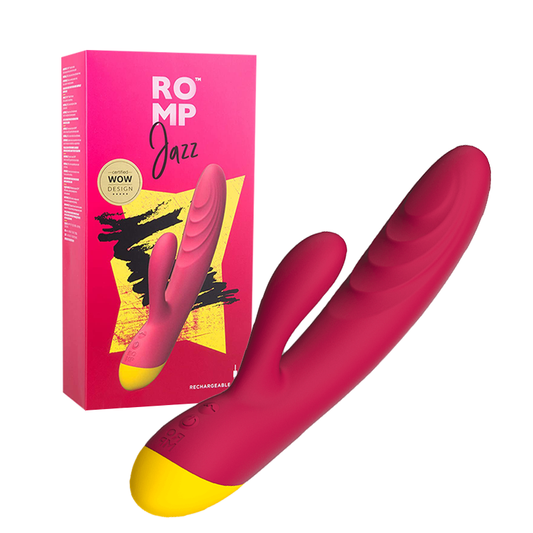 ROMP Jazz - Vibrating Rabbit Toy with Dual Motor Stimulation