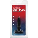 Classic Butt Plug - Black 11.5 cm (4.5'') Small Smooth Butt Plug
